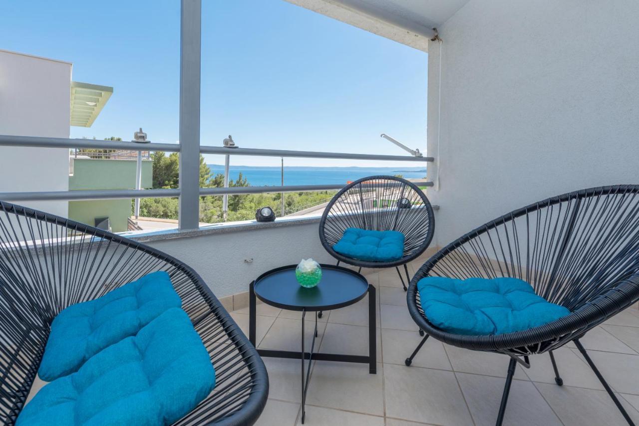 Deluxe 3 Bedroom Apartment With Sea View Baska Voda Luaran gambar