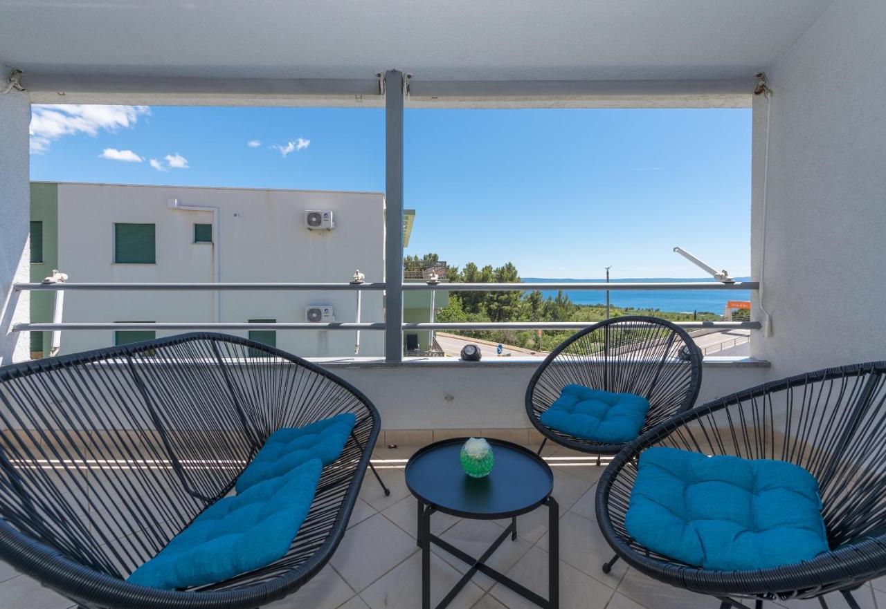 Deluxe 3 Bedroom Apartment With Sea View Baska Voda Luaran gambar